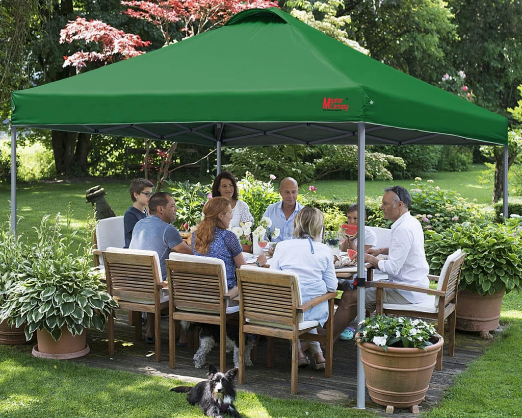 Durable Pop-up Canopy Tent with Roller Bag (10x10 Black) wourant