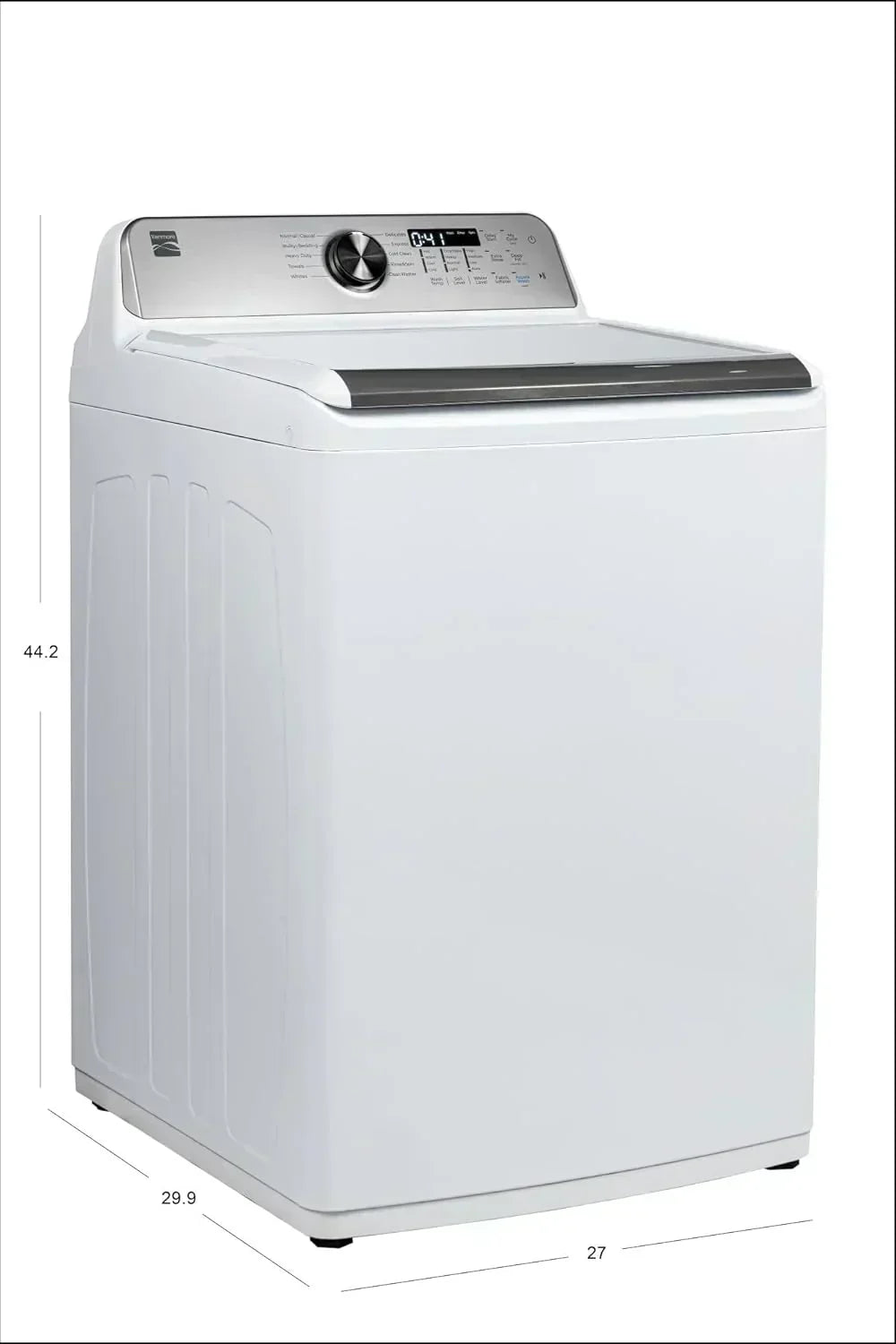 4.5 cu. ft. Top Load Washer with Triple Action Impeller for Tough Dirt Stains-Reduce Laundry Time wourant