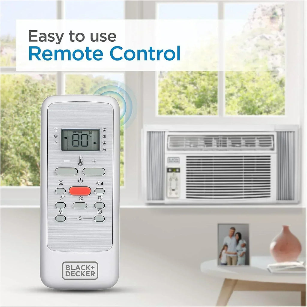 BLACK+DECKER Window Air Conditioner 5000 BTU Cools Up to 150 Square Feet AC Mechanical Controls wourant