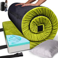 Thick Memory Foam Camping Mattress Sleeping Pad [Car/Cot] wourant