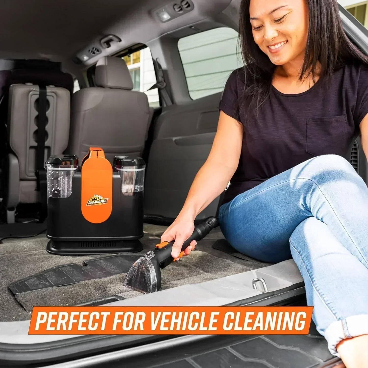 7 Amp Portable Spot Cleaner for Car Cleaning Carpet and Upholstery Stain Removal wourant