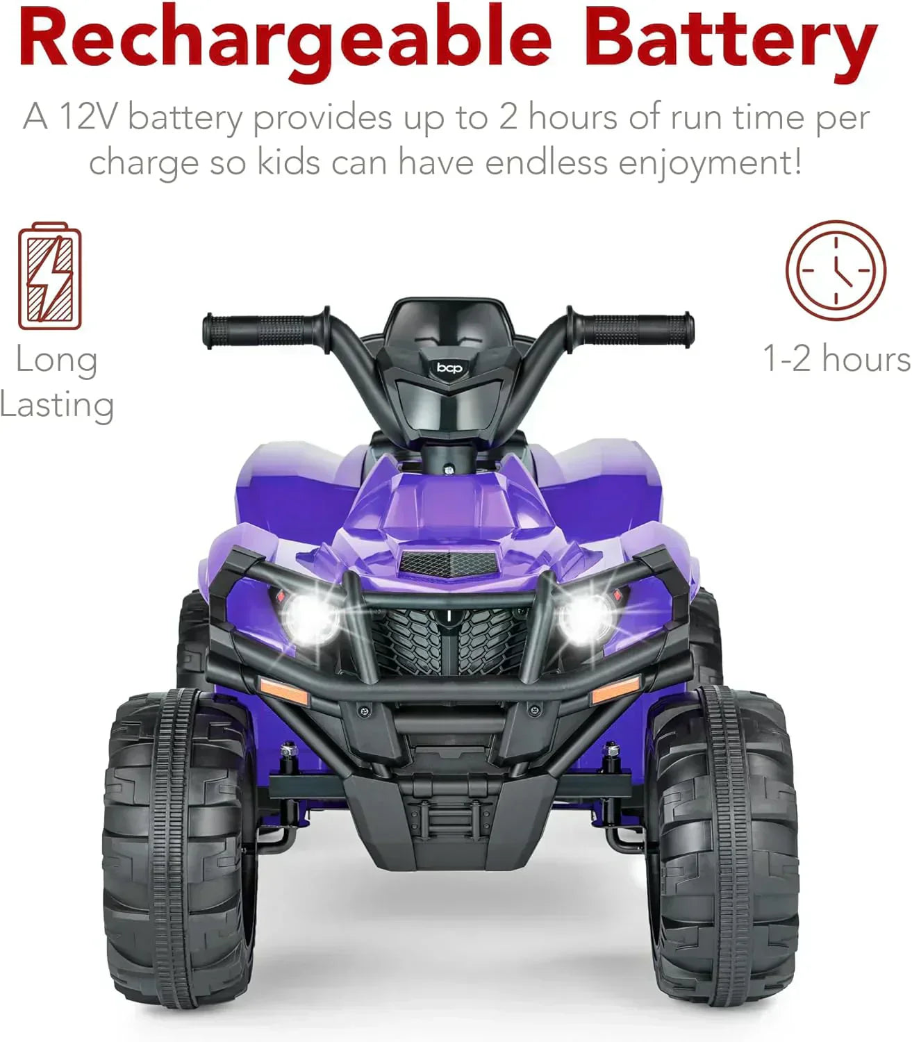 Best Choice Products 12V Kids Ride-On Electric ATV 4-Wheeler Quad Car Toy Bluetooth Audio wourant