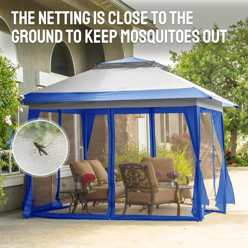 CROWN SHADES 13x13 Pop Up Gazebo Canopy Tent Gazebos on Clearance Outdoor Gazebo wourant