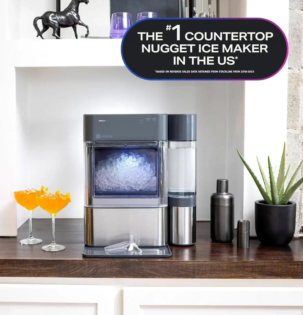 GE Profile Opal 2.0 with 0.75 Gallon Tank Chewable Crunchable Countertop Nugget Ice Maker wourant