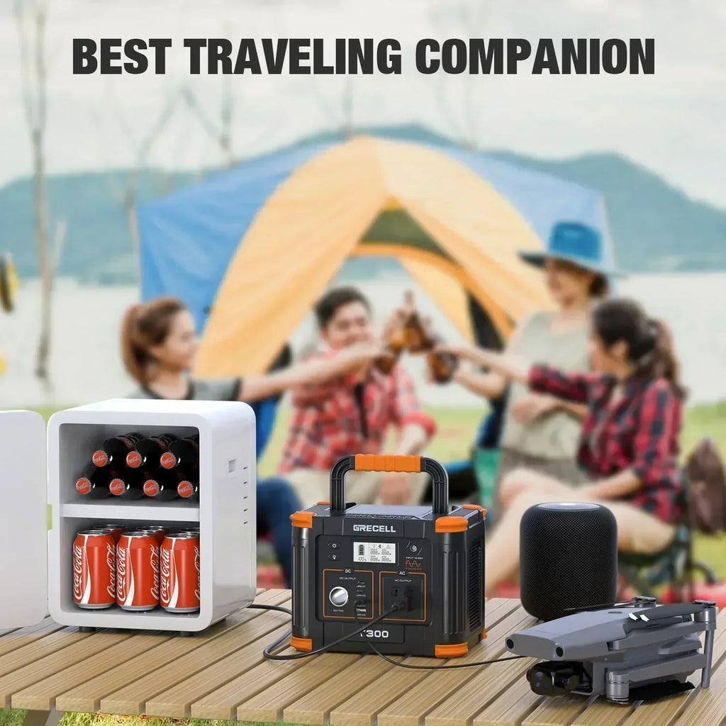 Portable Power Station 300W (Peak 600W) 230.88Wh Solar Generator 60W USB-C PD Output wourant