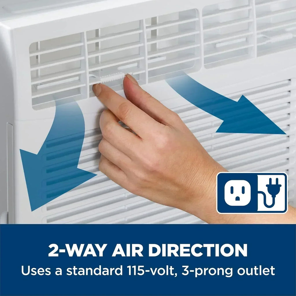 GE Window Air Conditioner Unit 6,000 BTU for Small Rooms up to 250 sq ft. with Adjustable Fan wourant