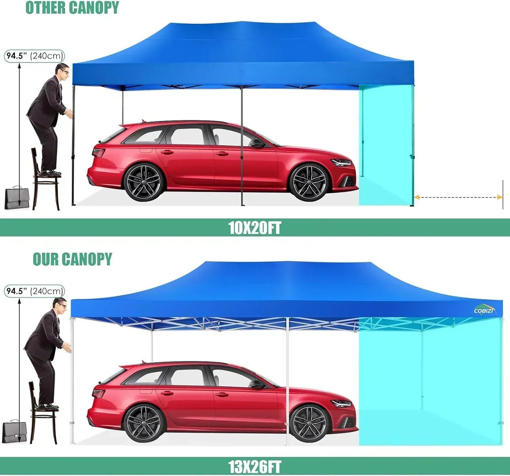 COBIZI 10x20 Heavy Duty Pop up Canopy Tent 6 sidewalls Commercial Canopy Wedding Party Tents wourant