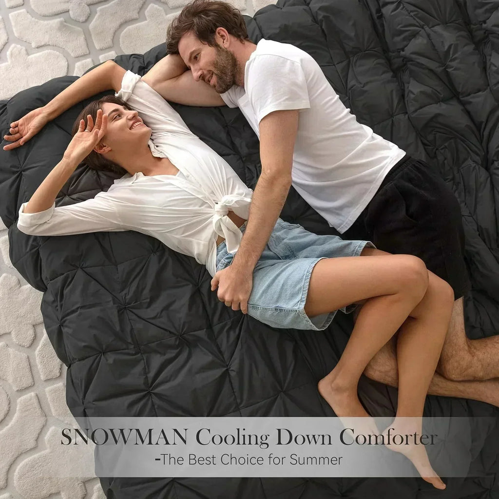 Premium Down Comforter 3D Baffle Box Design wourant