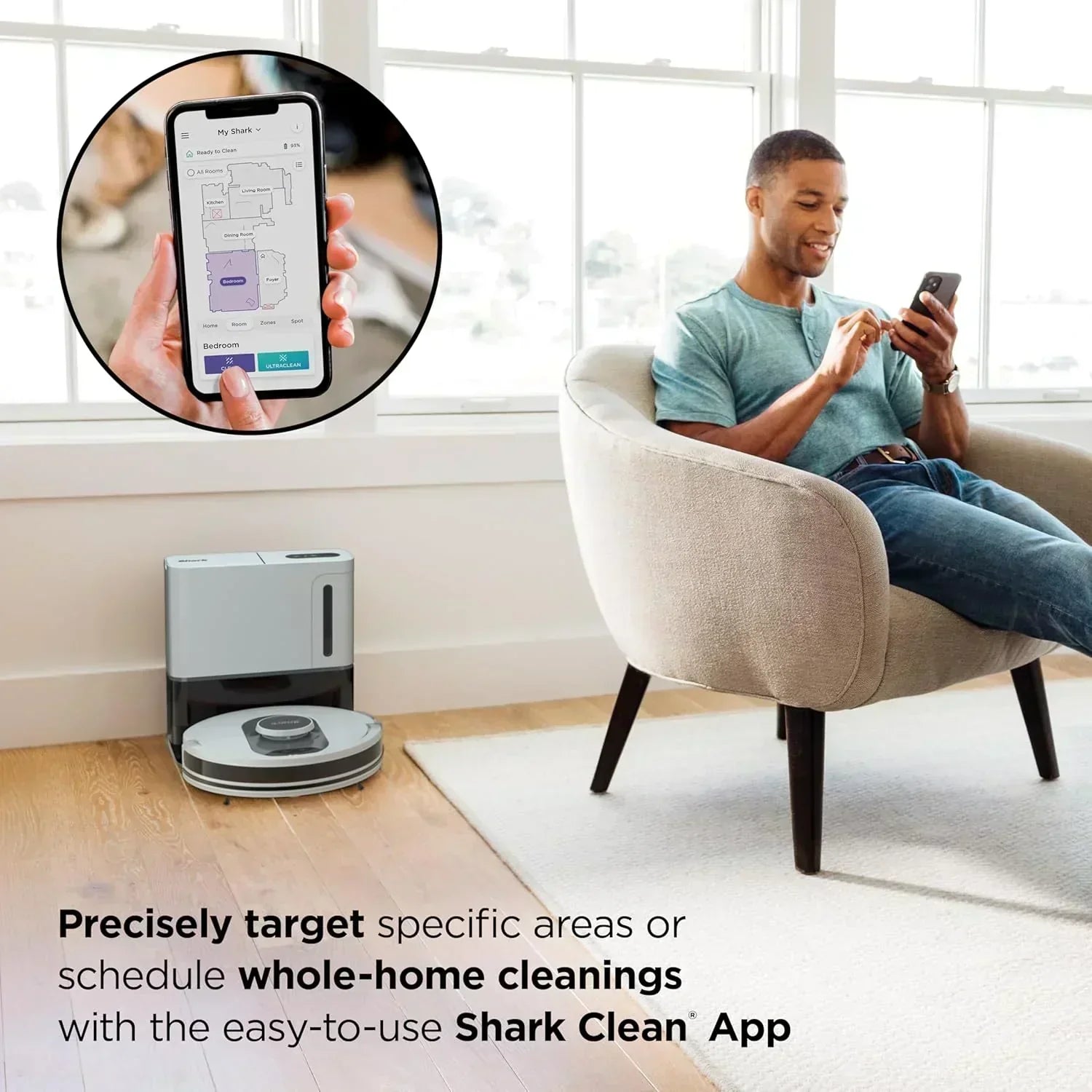 Voice Control Robot Vacuum with Matrix Clean Navigation Home Mapping 60-Day Capacity wourant