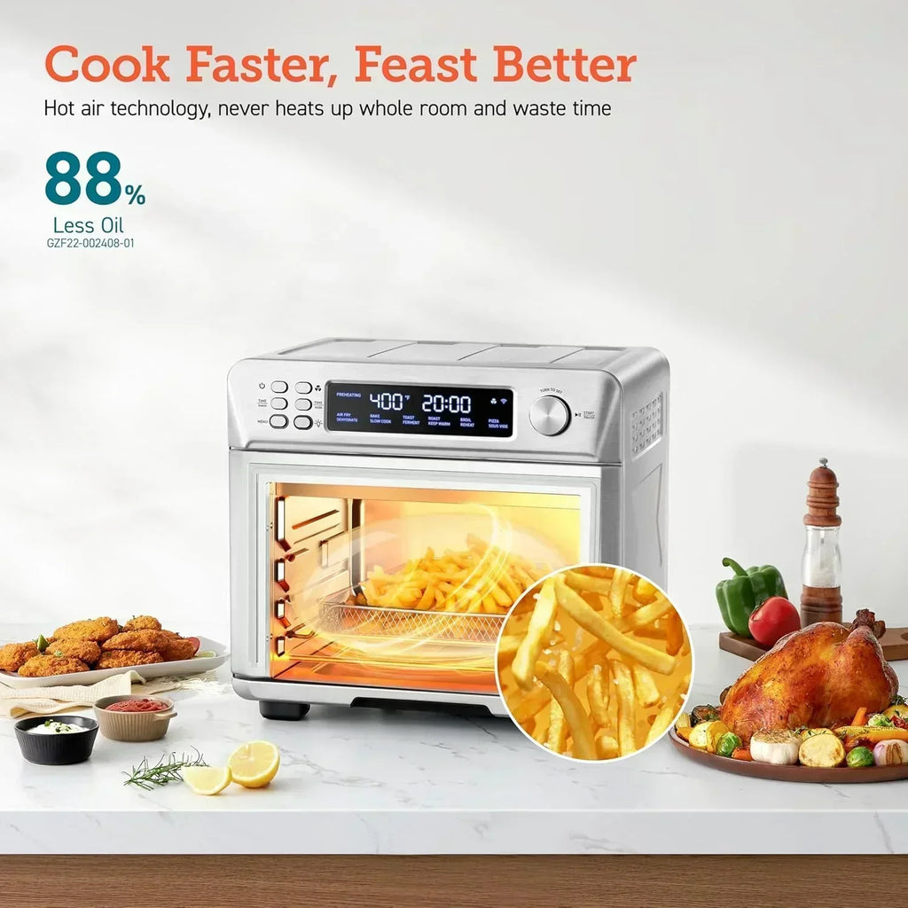 COSORI Smart 12-in-1 Air Fryer Toaster Oven Combo Airfryer Convection Oven Countertop wourant
