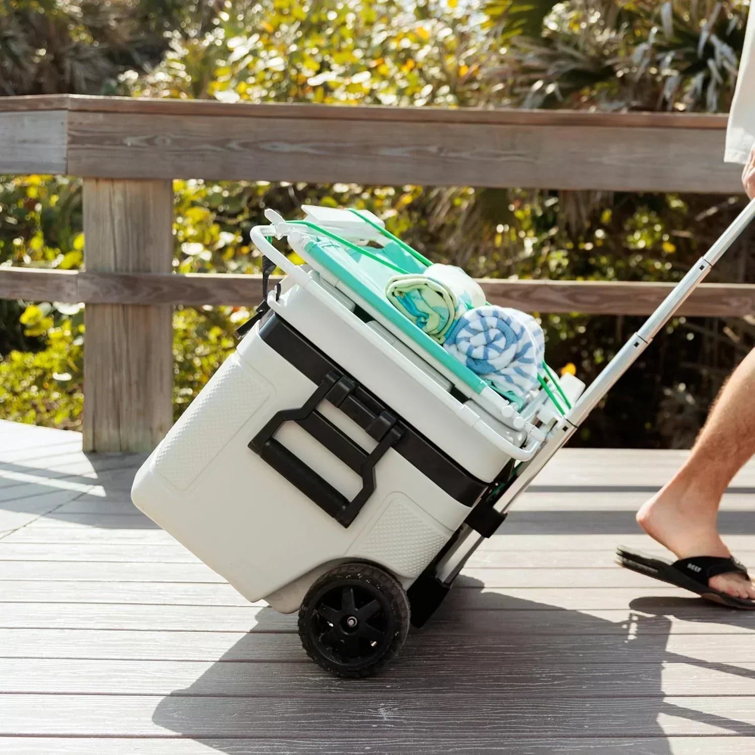 Igloo 52Qt Wheeled Cooler Insulated Hard Shell Ice Chest wourant