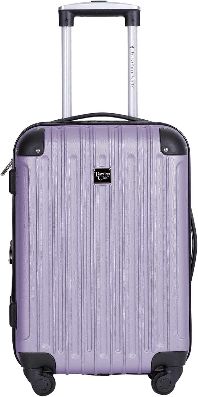 Hardside Travel Luggage Lilac Set of 4 wourant