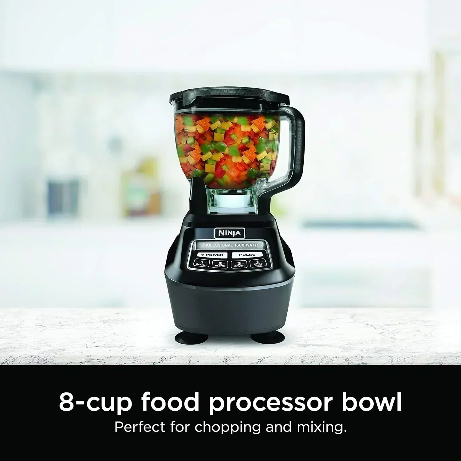 Ninja Mega Kitchen System 1500 Watt 72 Ounce Full Size Blender and 8 Cup Food Processor wourant