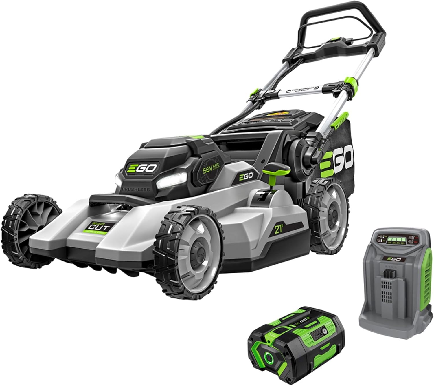 EGO POWER+ Electric Lawn Mower, Cordless, Includes 56V 6.0Ah Battery And 320W Charger wourant