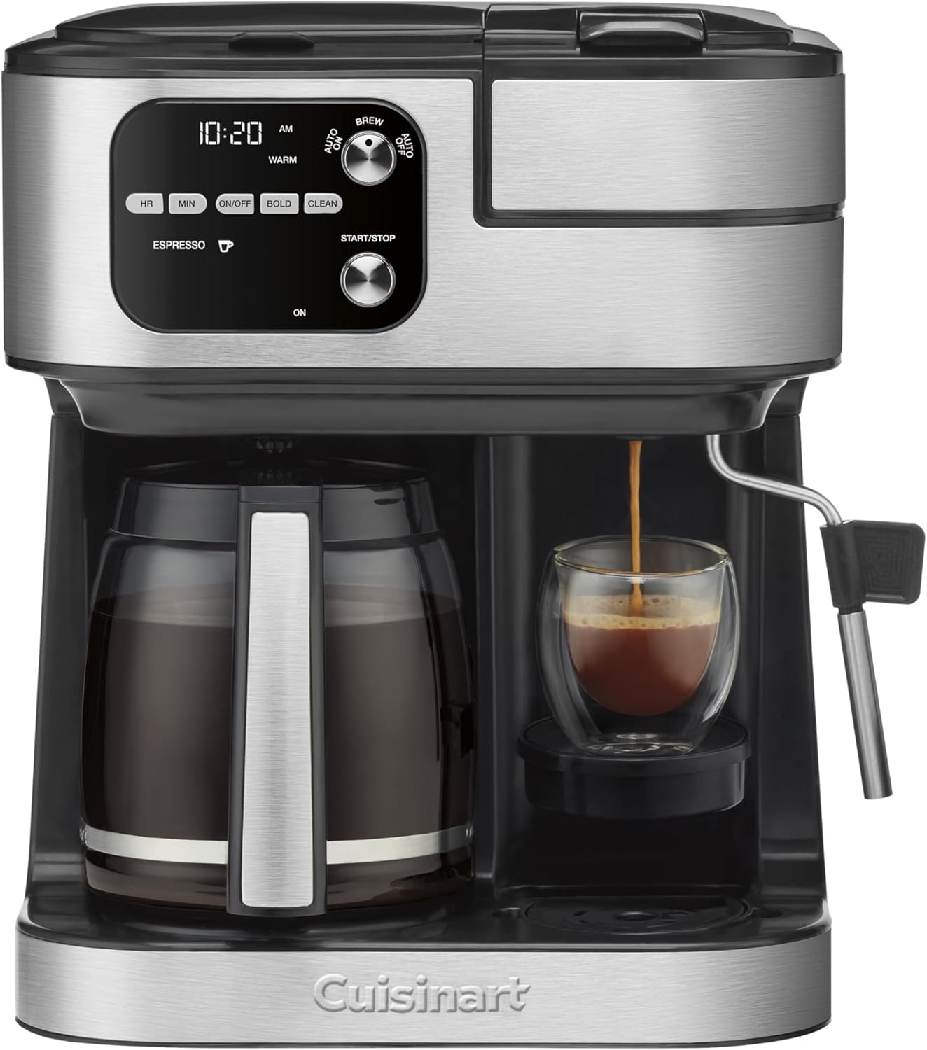 Cuisinart Coffee Center Barista Bar 4-in-1 Coffee Maker, Single-Serve Pods Compatible, Coffeemaker, Three Brewing Sizes, SS-4N1NAS, Black woonhhop