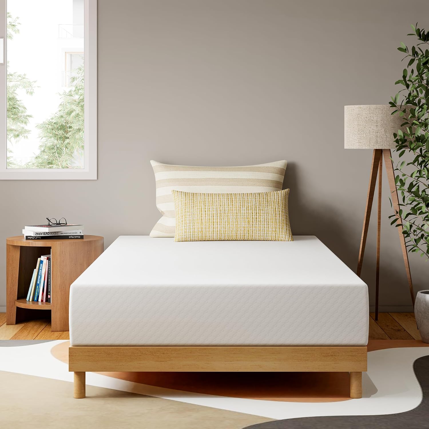 GAESTE 8 Inch Full Cooling Gel Memory Foam Mattress for Cool Sleep Medium Firm CertiPUR-US Certified Foam, Mattress in a Box Pressure Relief Removable Cover No Fiberglass (Full, 8 in) woonhhop