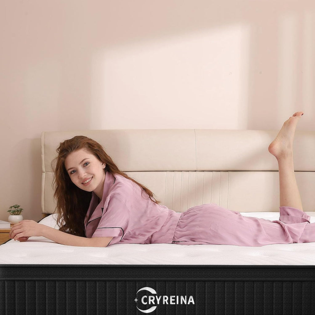 Queen Mattress, 12 Inch Queen Hybrid Mattress in a Box, Upgrade Individually Pocket Springs, Medium Firm, Pressure Relief, Breathable Comfort and Durable, CertiPUR-US Certified wourant