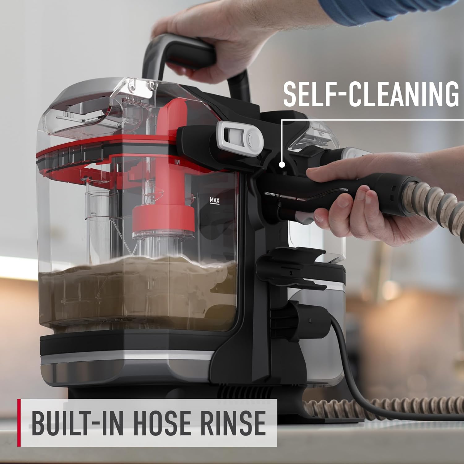 Hoover CleanSlate Plus Portable Carpet & Upholstery Spot Cleaner with Powerful Suction and Multiple Tools wourant