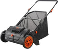 VEVOR Push Lawn Sweeper, 26 Inch Leaf & Grass Collector, Strong Rubber Wheels wourant