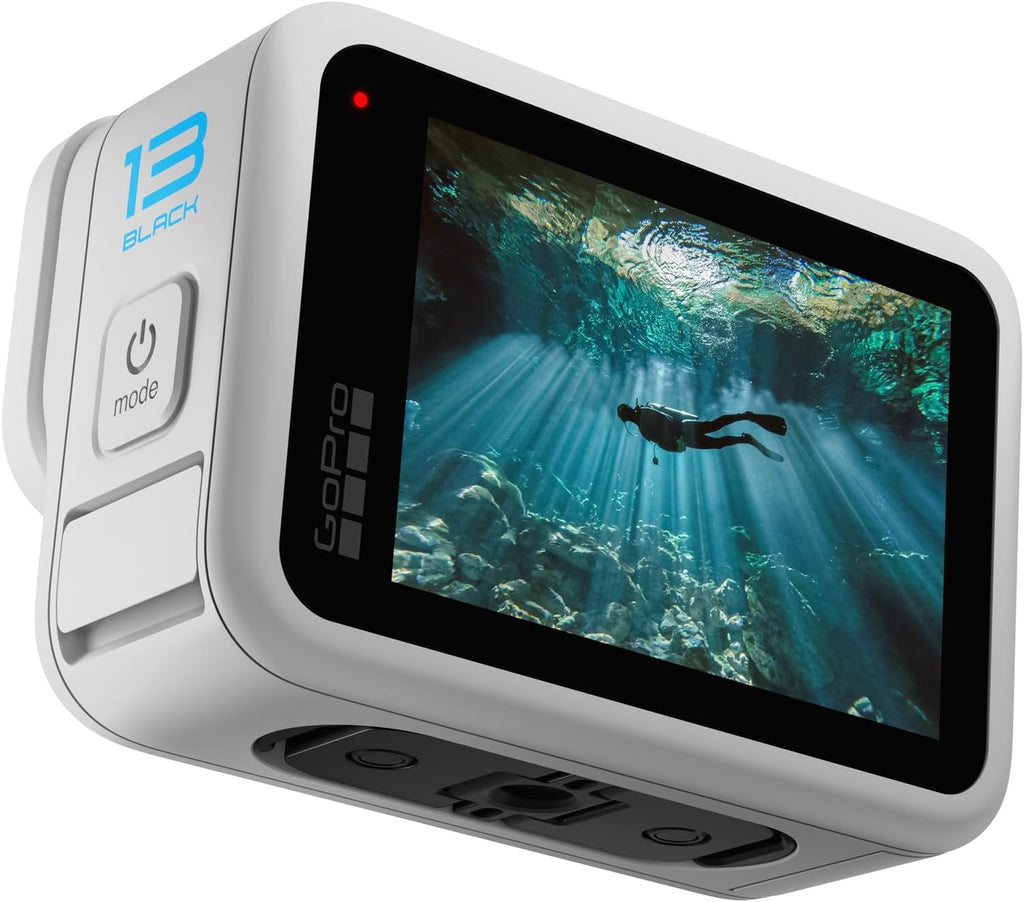Black - Waterproof Action Camera with 5.3K60 Video, 27MP Photo + Compatability with HB-Series Lenses wourant