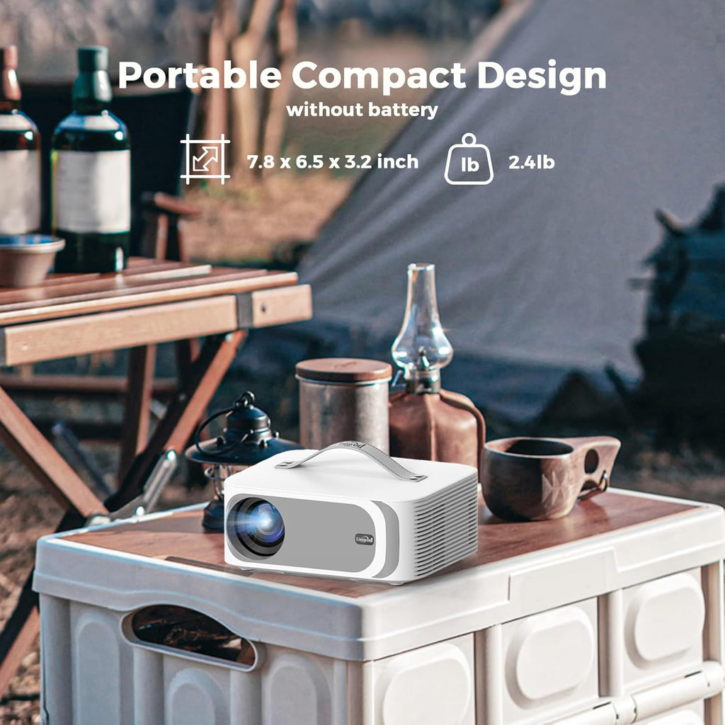 [5000+ Official-Apps & 3200 ANSI & 50W Dolby Audio] Outdoor-Projector-4k with WiFi wourant
