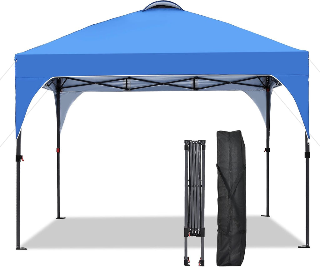 GDY 12x12 Pop Up Canopy Tent with 4 Sidewalls, Easy Set up with One Push Lift Gazebo wourant