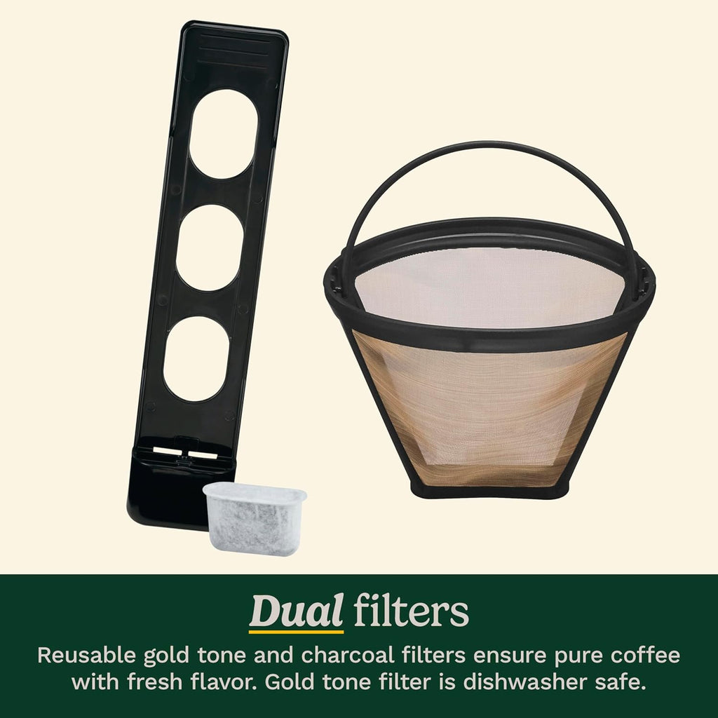 DCC-1200P1 12-Cup Programmable Coffeemaker Coffee Maker, Carafe wourant