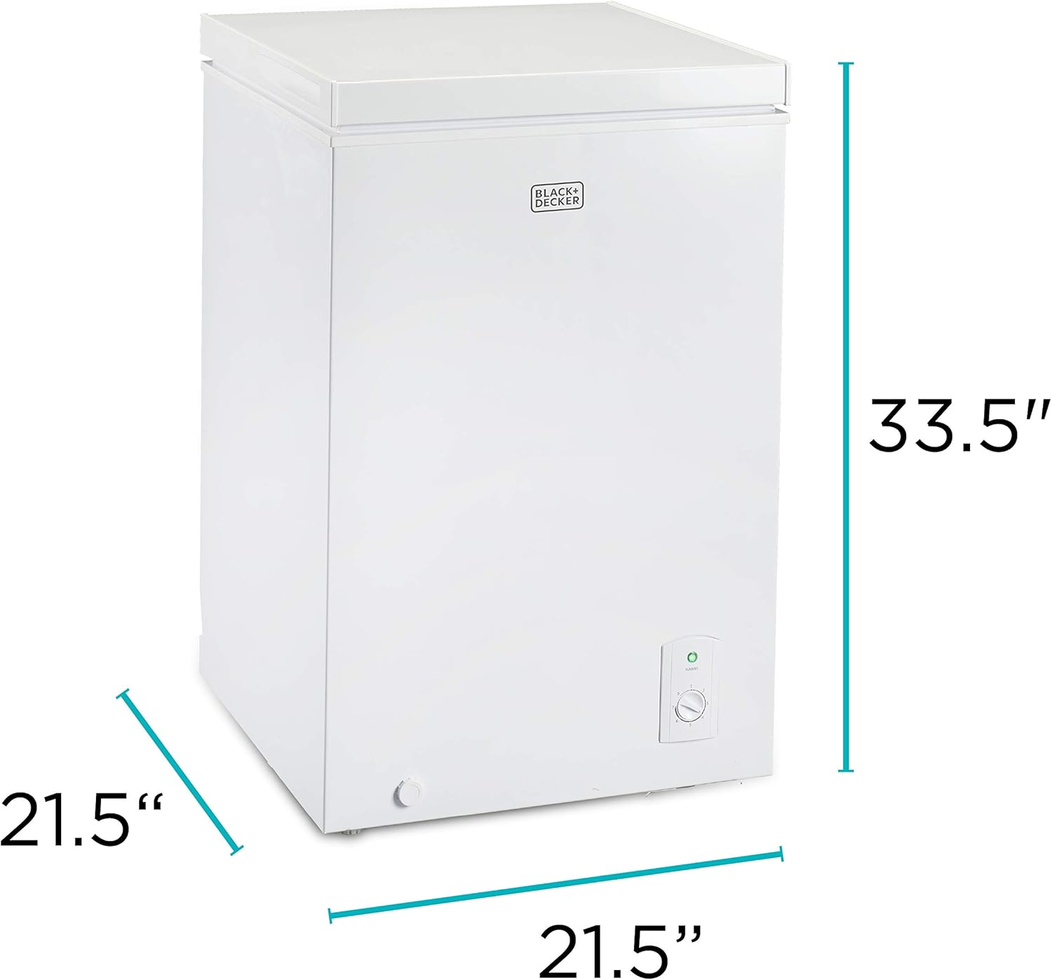 BLACK+DECKER 2.0 Cu. Ft. Compact Chest Freezer, Deep Freezer Holds Up To 70 Lbs. of Frozen Food wourant