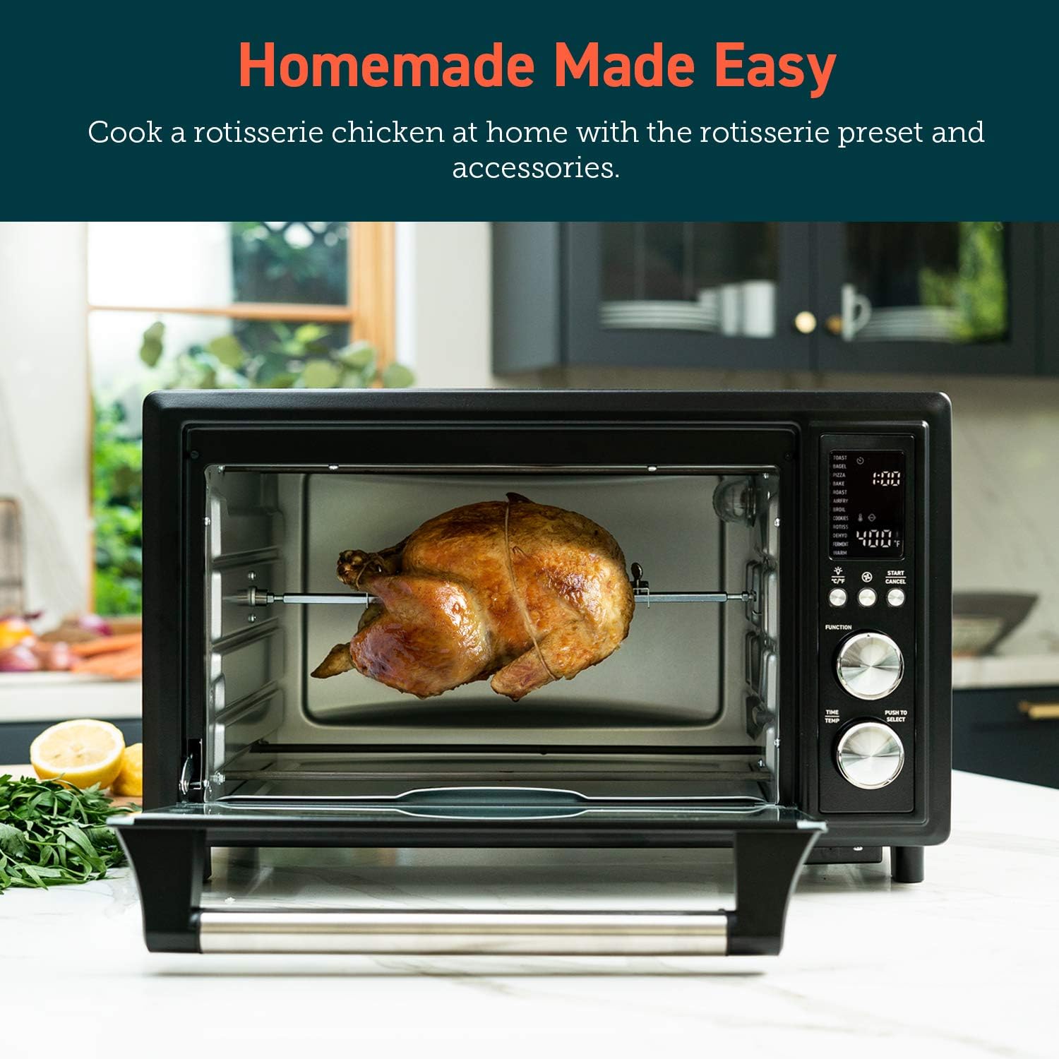 Air Fryer Toaster Oven Combo 13-in-1 32Qt APP & Voice Control Convection Oven Countertop wourant