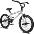 WEIZE Freestyle BMX Bicycle 20 Inch Stunt Bike for Kids and Adults Men and Women High Strength Steel Frame 360 Degree Rotor Freestyle wourant
