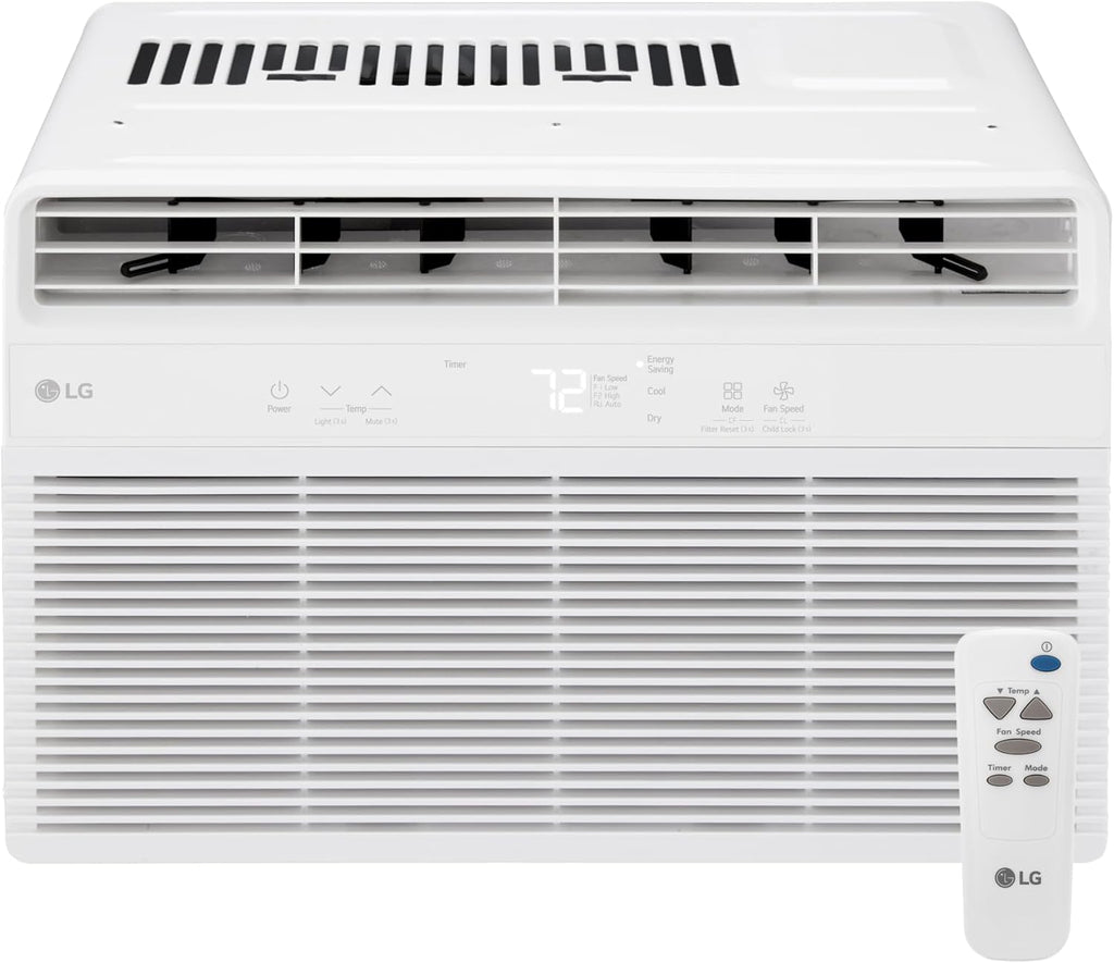 LG 6,000 BTU Window Air Conditioner, 115V, Cools 250 Sq.Ft. for Bedroom, Den wourant