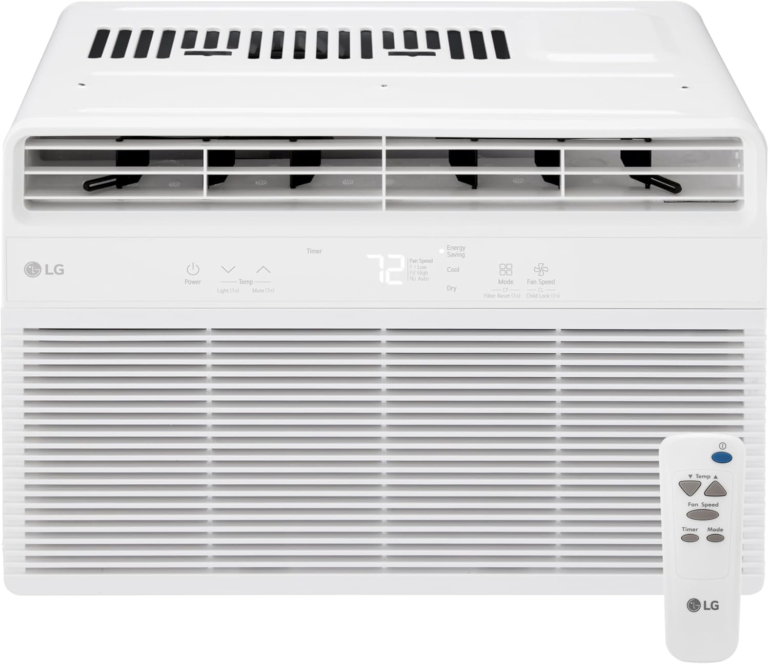 LG 6,000 BTU Window Air Conditioner, 115V, Cools 250 Sq.Ft. for Bedroom, Den wourant