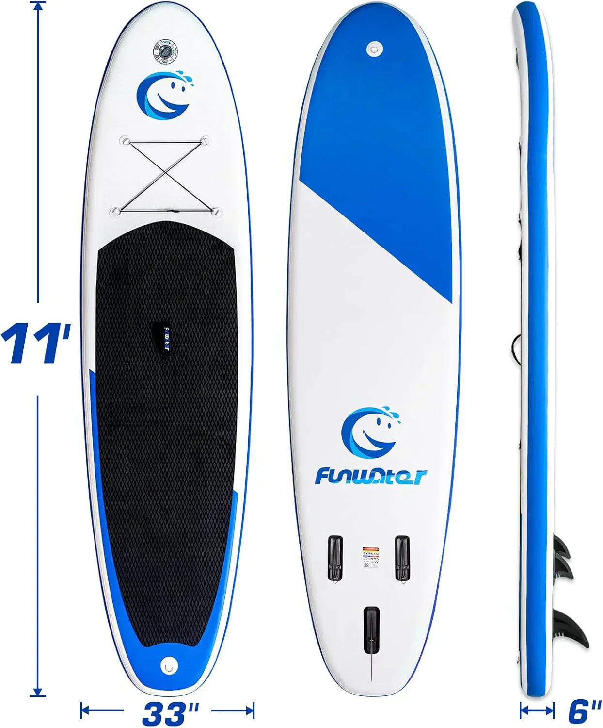 FunWater Stand Up Paddle Board Ultralight Inflatable Paddle Board with SUP Accessories wourant