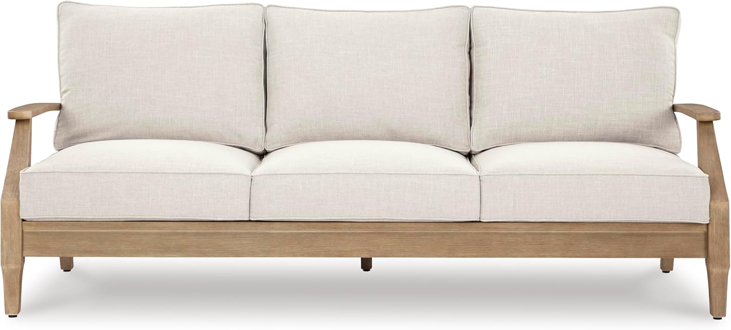 Coastal view outdoor terrace eucalyptus sofa wourant