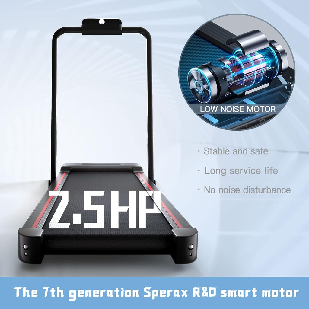 Sperax Walking Vibration Pad with APP, 3 in 1 Under Desk Treadmill, 2.5HP Low Noise Walking Treadmill Pad with Remote Control,Portable Treadmills for Home Office wourant