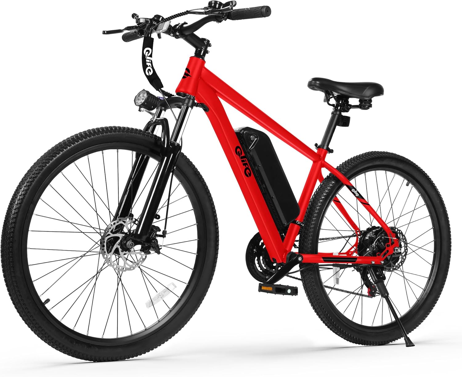 Qlife Racer Electric Bike for Adults - 21-Speed Mountain Lightweight Ebike