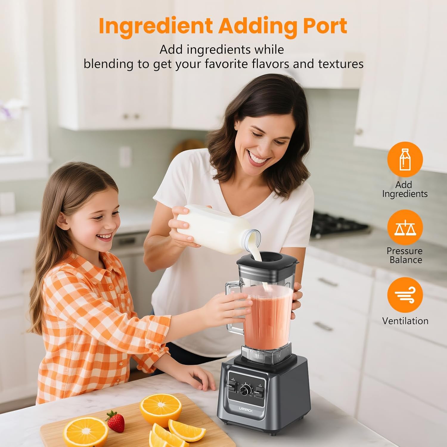 KitchenAid Blender, 2000W Professional-Grade High-Speed Countertop Blender with 68oz Blending Jar and 27oz To-Go Cup wourant