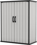 Keter Premier Tall 4.6 x 5.6 ft. Resin Outdoor Storage Shed Shelving Brackets Patio Furniture wourant