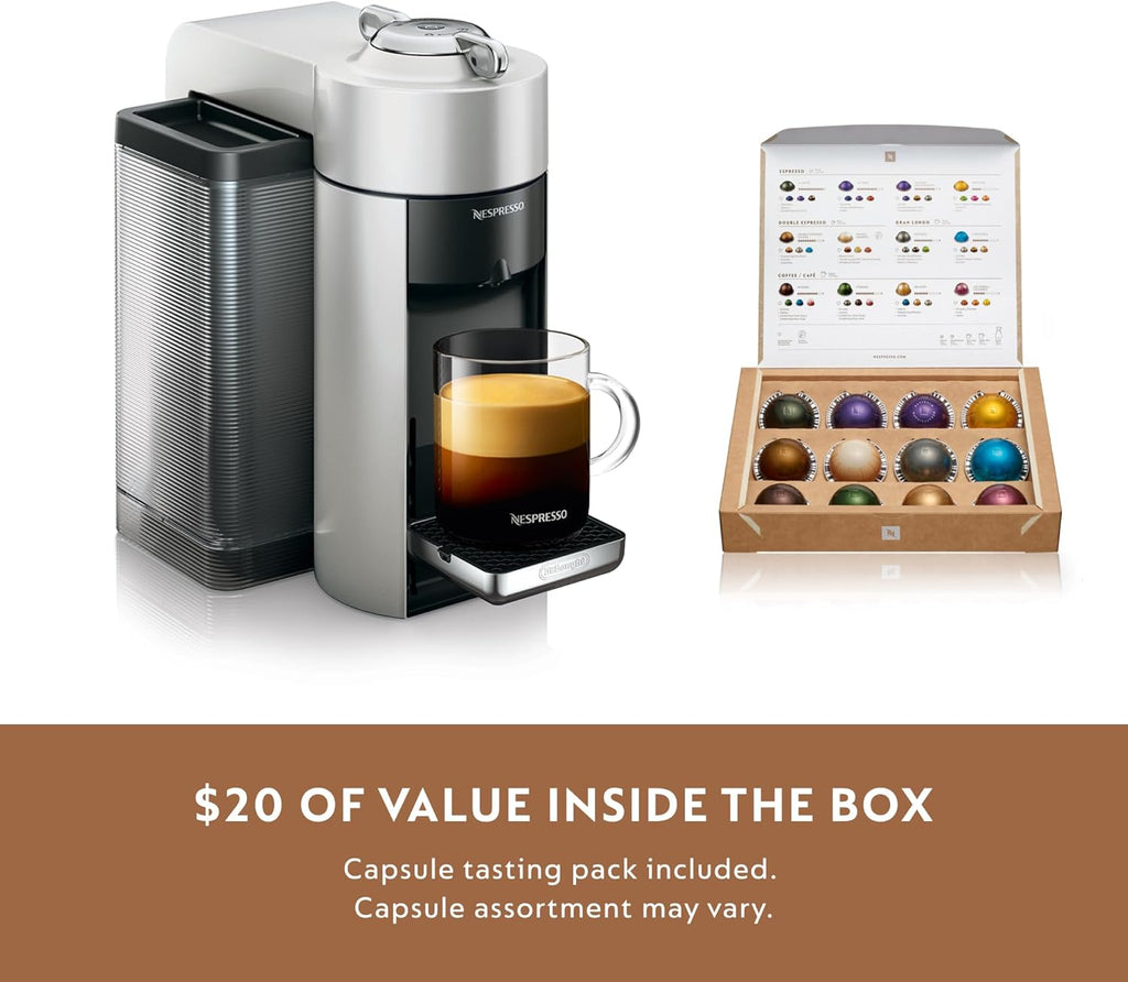 Nespresso De'Longhi Vertuo Coffee and Espresso Machine wourant