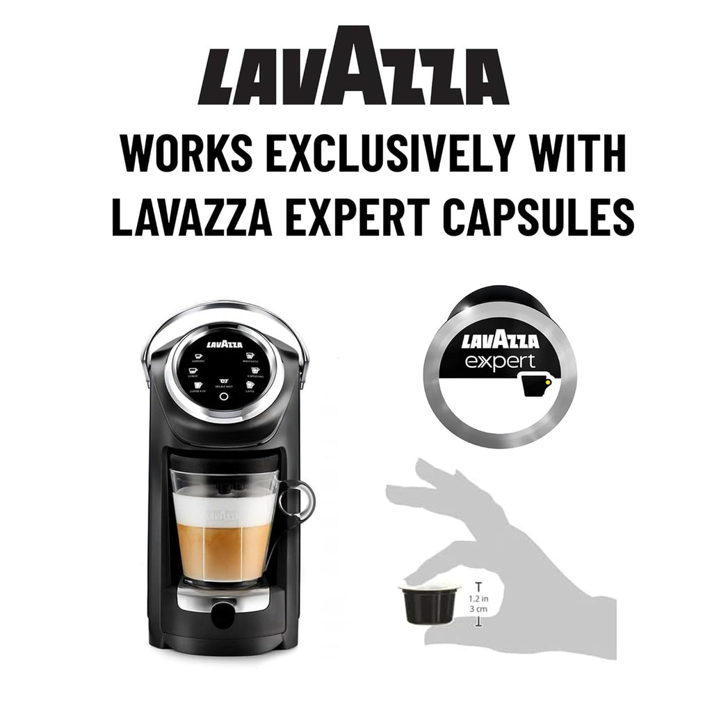 Lavazza Expert Coffee Classy Plus Single Serve ALL-IN-ONE Espresso & Coffee Brewer Machine - LB 400 - (Includes Built-in Milk Vessel/Frother) woonhhop