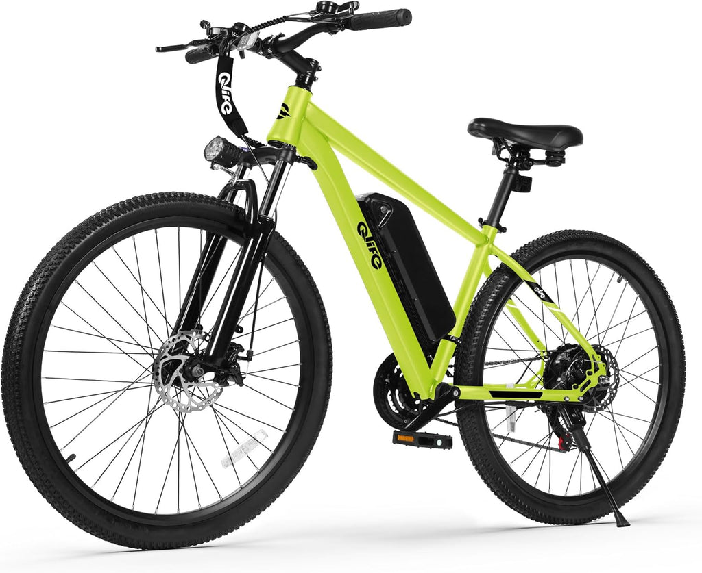Qlife Racer Electric Bike for Adults - 21-Speed Mountain Lightweight Ebike