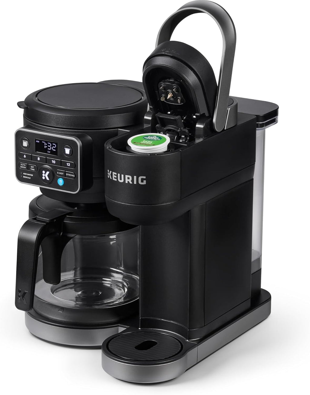 Keurig K-Duo Hot & Iced Single Serve & Carafe Coffee Maker MultiStream Technology 72oz Reservoir wourant
