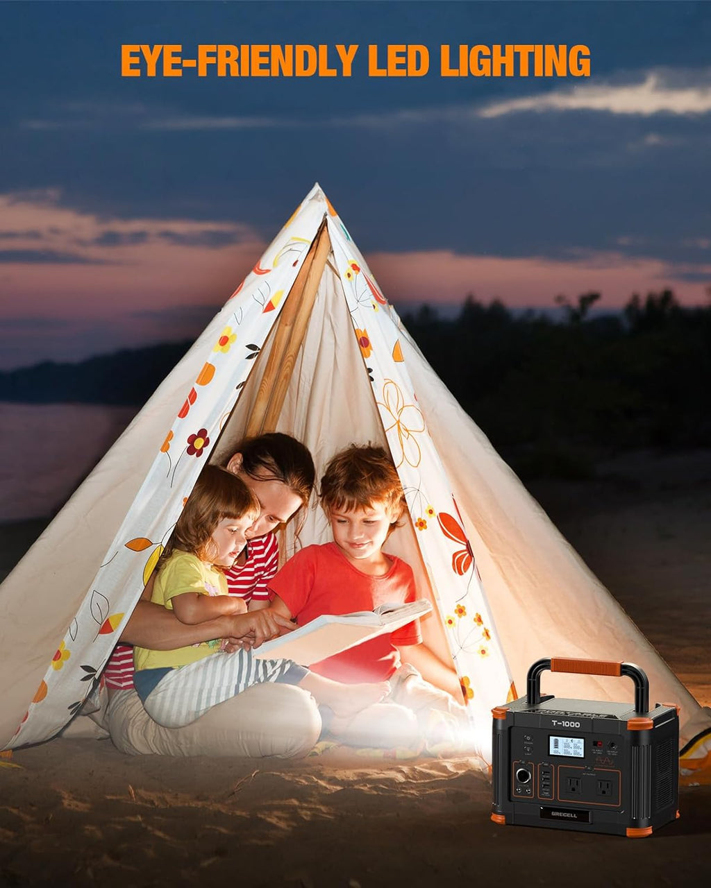 Portable Power Station 300W (Peak 600W),230.88Wh Solar Generator with 60W USB-C PD Output, 110V Pure Sine Wave AC Outlet Backup Lithium Battery for Outdoors Camping Travel Home Blackout wourant