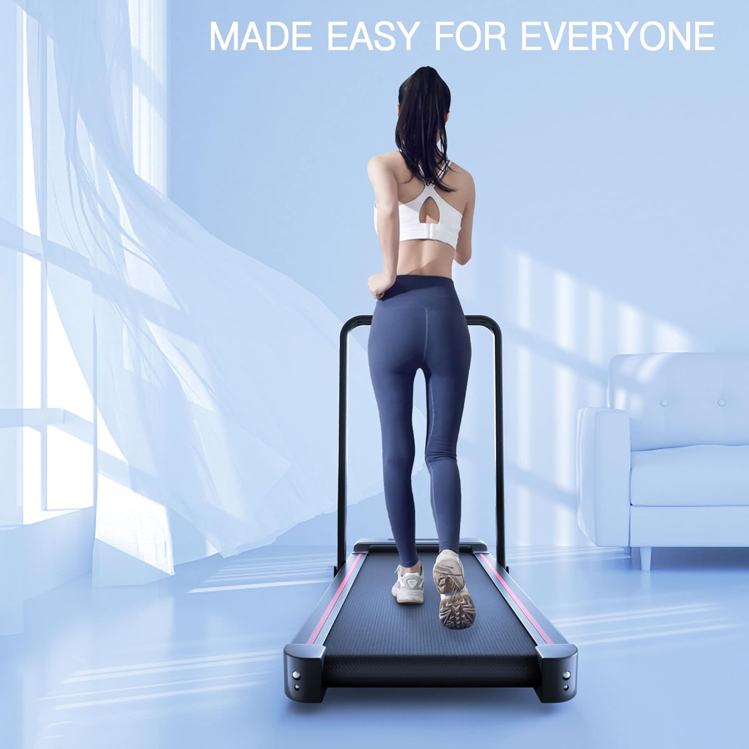 Sperax Walking Vibration Pad with APP, 3 in 1 Under Desk Treadmill, 2.5HP Low Noise Walking Treadmill Pad with Remote Control,Portable Treadmills for Home Office wourant