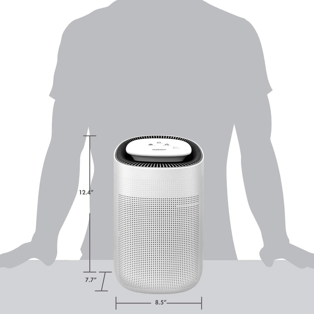 Sorbi 1000ml Air Dehumidifier w/Purifying Function, True HEPA Filter, Auto Shutoff, Touch Control Adjustable Air Speed, Ultra-Quiet, Ideal for Closets & Bathrooms wourant