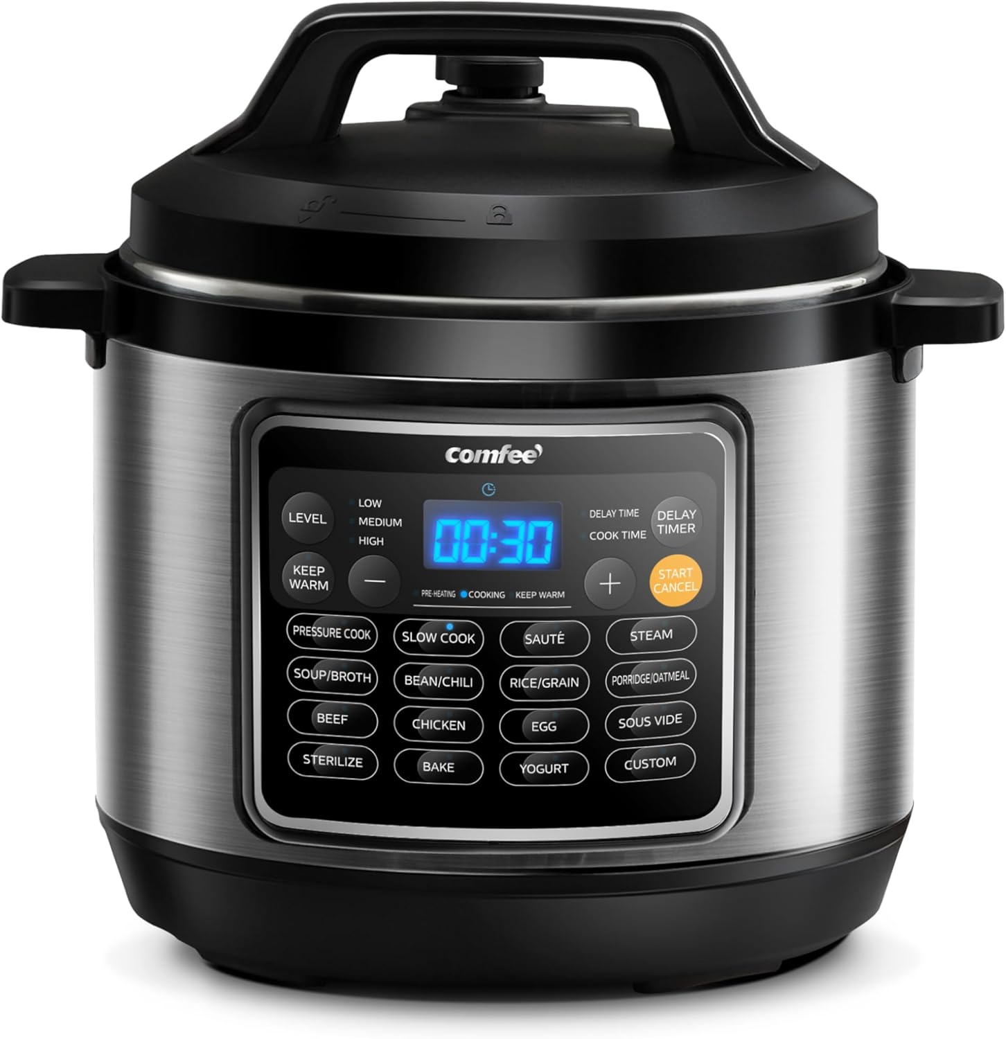 COMFEE 16-in-1 Electric Pressure Cooker with Non-Stick Pan wourant