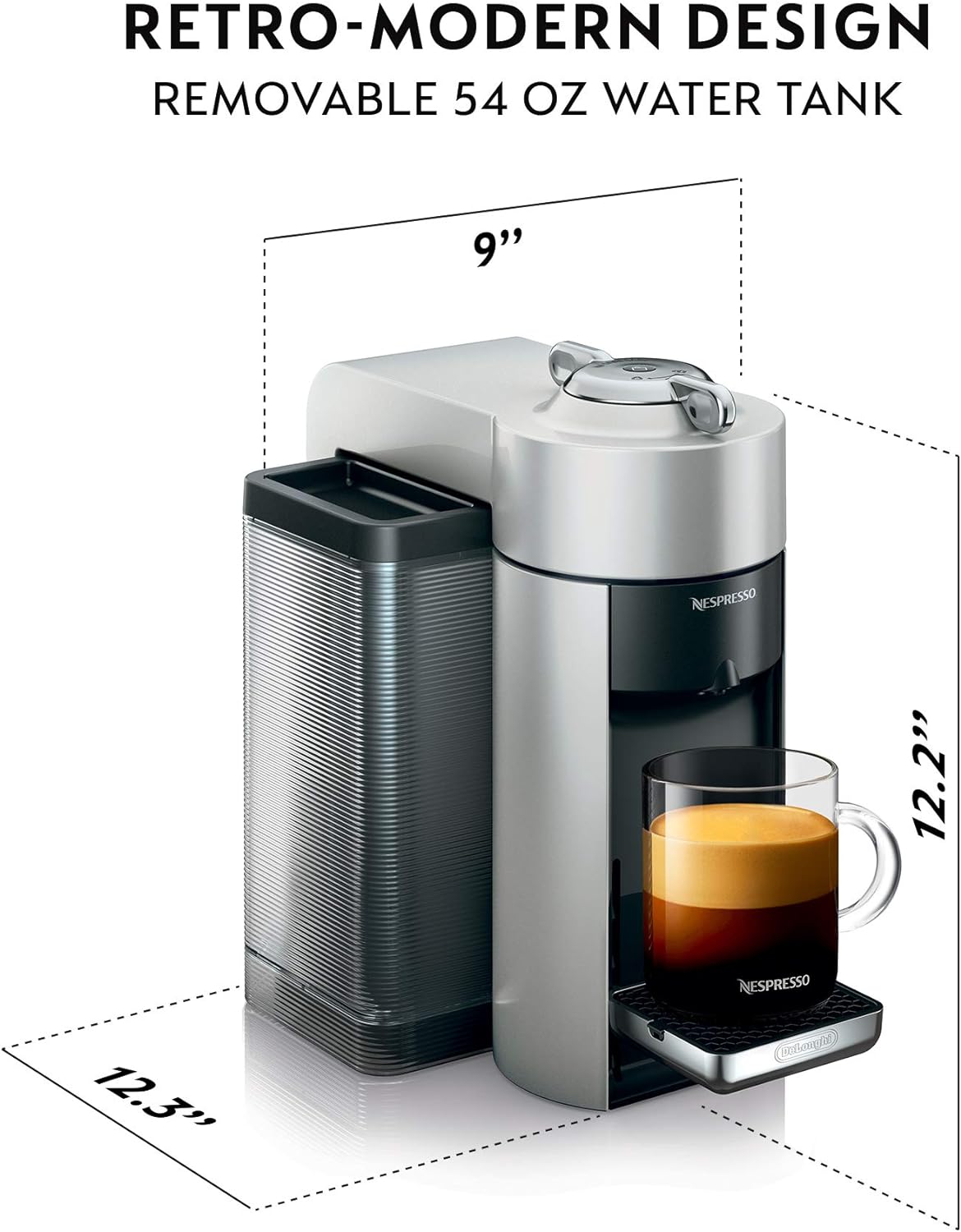 Nespresso De'Longhi Vertuo Coffee and Espresso Machine wourant