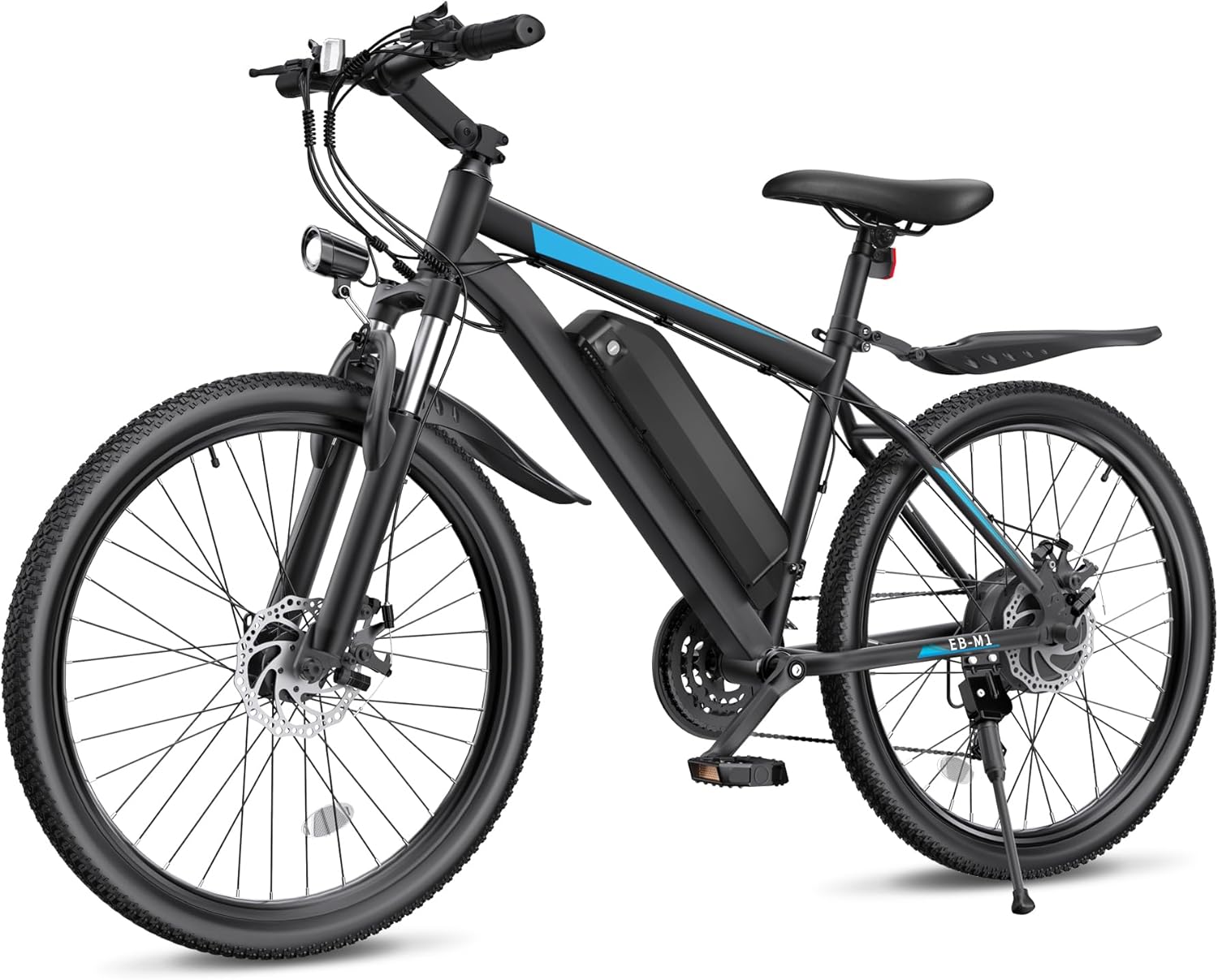 Electric Bike for Adults, 26" Ebike with 1000W Peak Motor, 21.7MPH 50Miles Electric Mountain Bike
