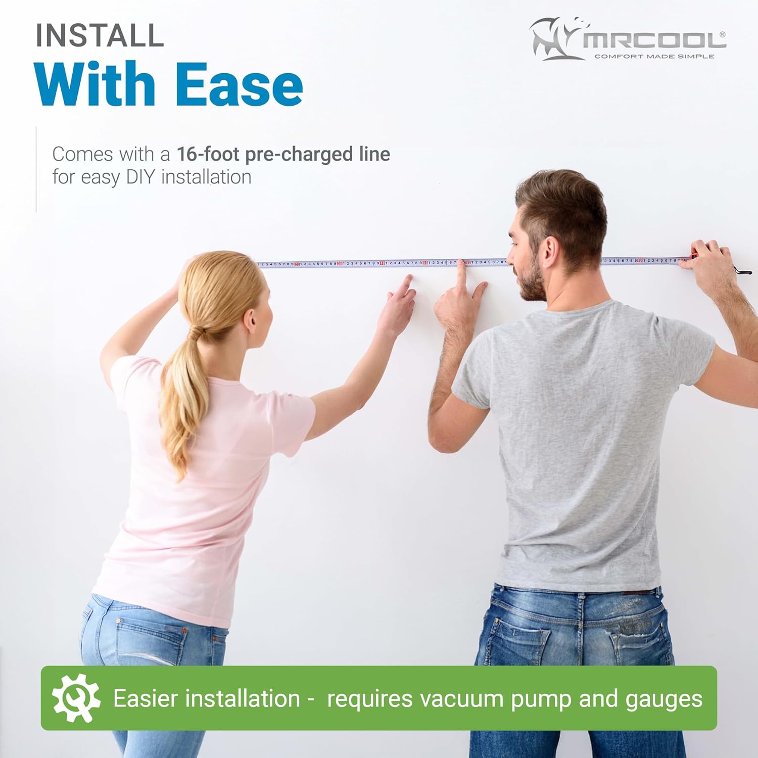 MRCOOL 24000 BTU 230V Ductless Inverter Mini Split Air Conditioner & Heat Pump System, Easy Pro Series - Wall-Mounted AC Unit w/Heating and Cooling for Home, Office & Commercial Space wourant