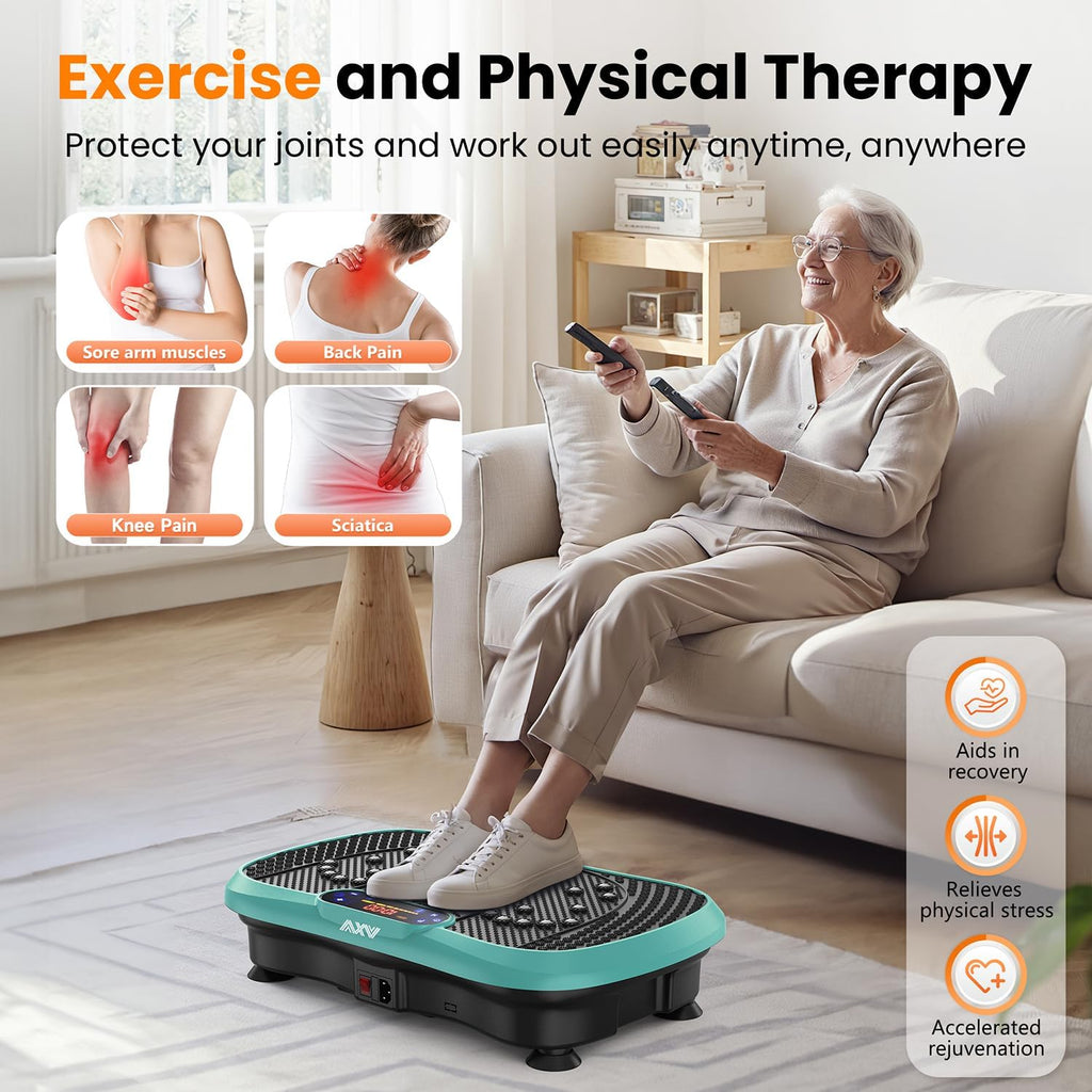 AXV Vibration Plate Fitness Platform Trainer Suitable for men and women to lose weight and burn fat at the gym wourant